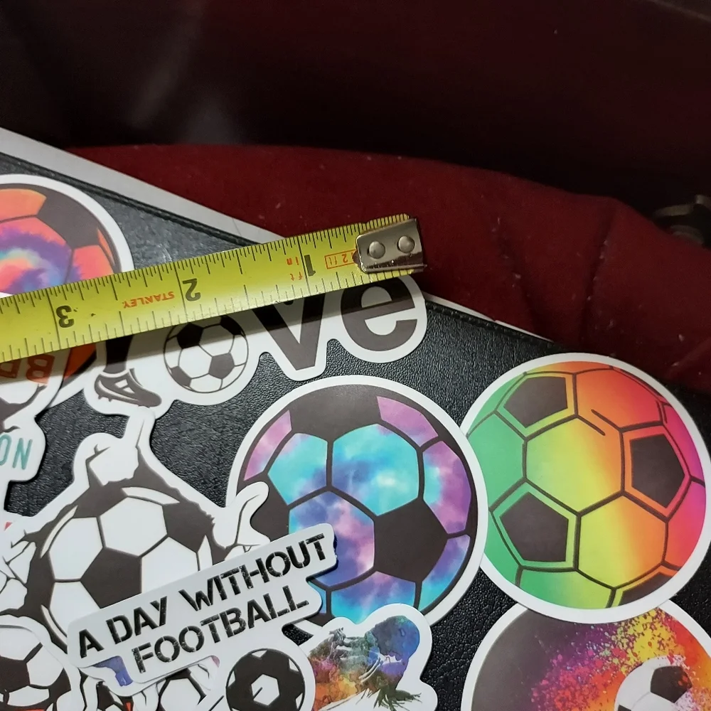 25 pcs. Soccer sport Stickers. Random. Scrapbooking, Journaling, Bottle, Laptop